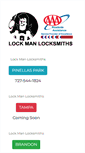 Mobile Screenshot of lockmanlocksmiths.com